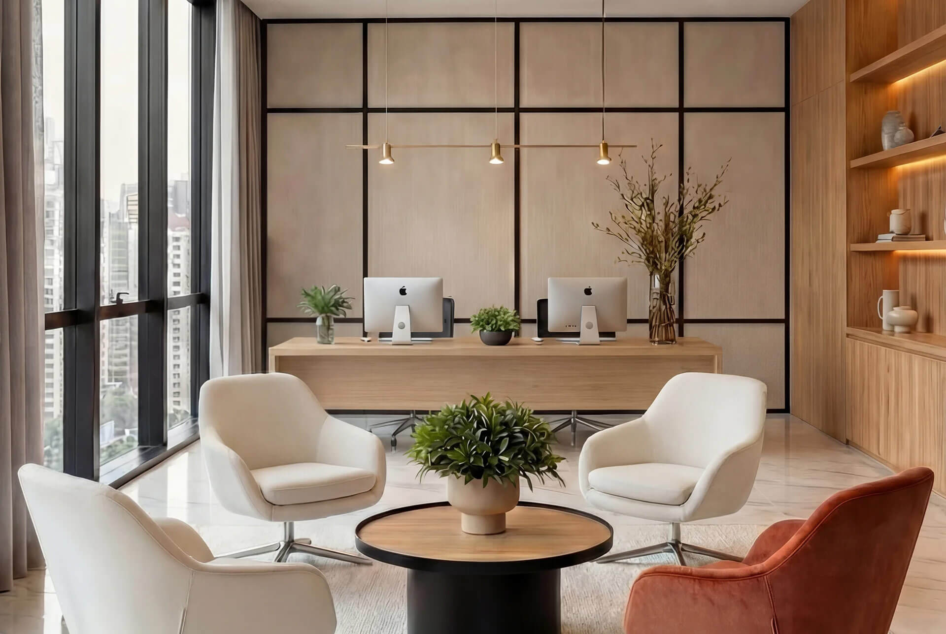The office of the international corporation is 4520 sq.m.