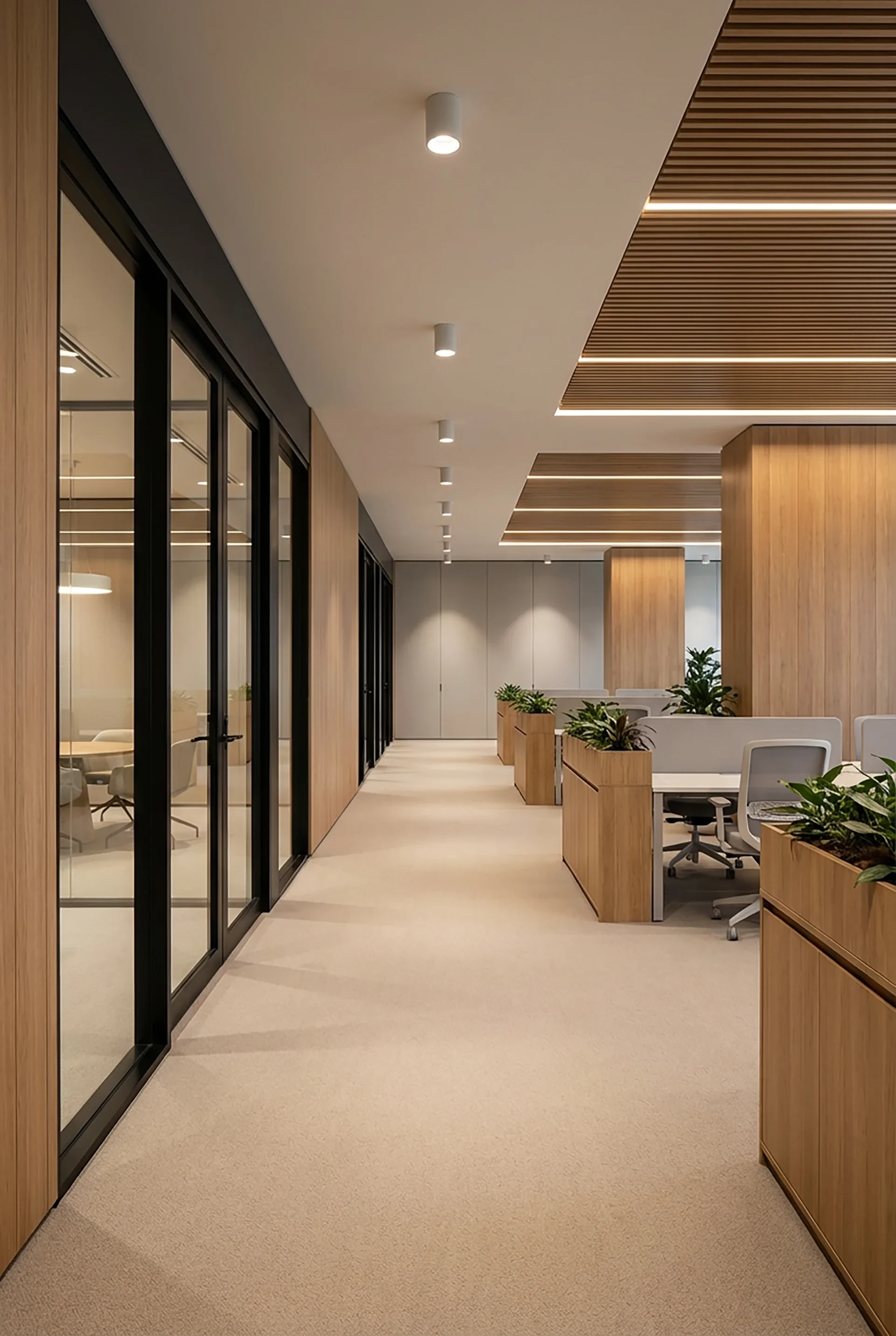 International corporation's office in Kaliningrad. Completed interior, view 3
